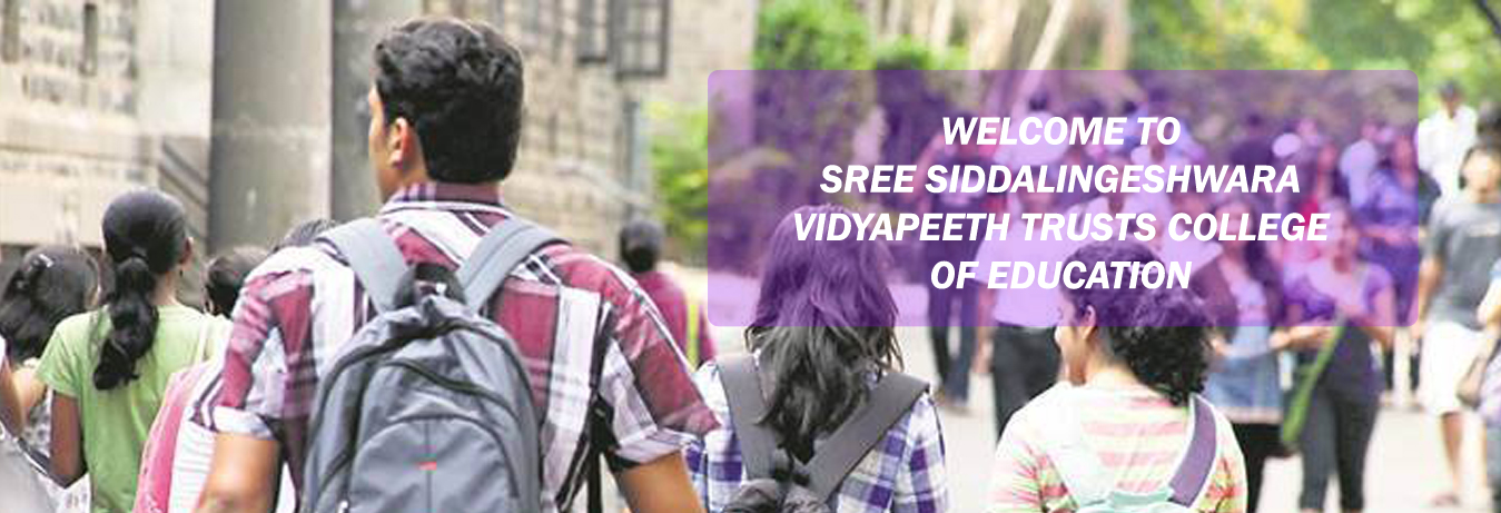 WELCOME TO SREE SIDDALINGESHWARA VIDYAPEETH TRUSTS COLLEGE 
