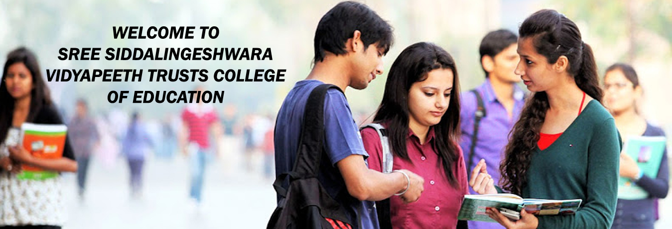 WELCOME TO SREE SIDDALINGESHWARA VIDYAPEETH TRUSTS COLLEGE 
